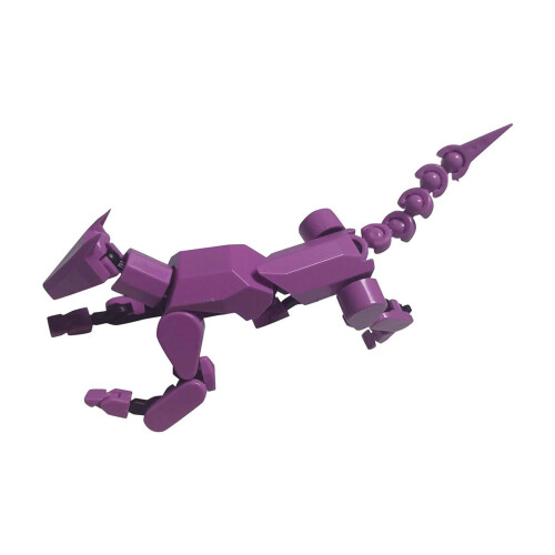Action figure T13 Robot Cane Viola Multi-Articolata1pz