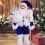 Poupée Père Noël debout, décoration de Noël de 30 cm 1