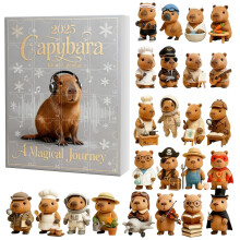 Capybara Advent Calendar 2025 – 24 Acrylic Ornaments