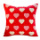 Funda de almohada bordada con corazón, 45x45cm, decoración de San Valentín 1