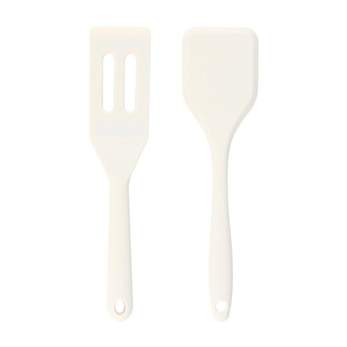 Set hitzebeständiger Silikon-Küchenspatel (2-teilig)
