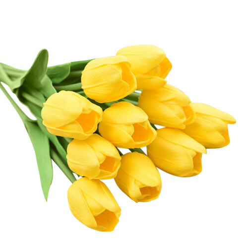 Mini-Tulpen-Kunstblumen-Arrangement, 34 cm