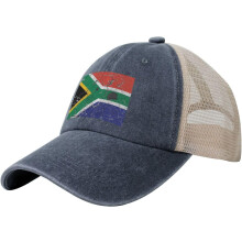 Boné de beisebol com a bandeira da África do Sul – Ajustável e unissex