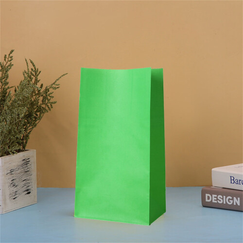 5er-Packung einfarbige Kraftpapiertüten, 18 cm (7,1 Zoll)