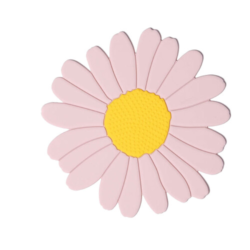 Flower-shaped antislip placemat heat resistant 4 pcs