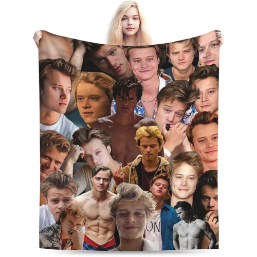 Mikrofleecefilt 102x76 cm svart
