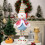 Telescopic Christmas Snowman Ornament, Large Standing Decor 1