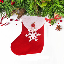 Hiroekza Christmas Stocking Snowflake Pattern 1 Piece