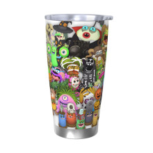 Singing Monsters tumbler stainless steel 20 oz