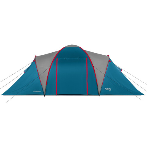 Campingzelt, Blau/Hellgrau, 4 Personen