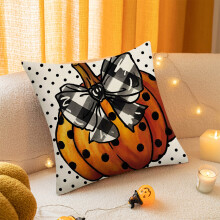 Halloween-tyynynpäällinen haamukuviolla 17,71 x 17,71 tuumaa