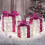 Christmas Lighted Gift Boxes Hot Pink 140 LEDs 8 Modes 1