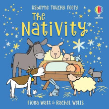 Touchyfeely The Nativity by Fiona Watt Paperback Book