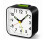 Quartz Alarm Clock with Nightlight Black Battery Operated 1