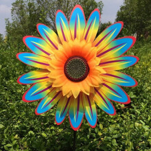 Sonnenblumen-Windmühle, dekorativer Gartenartikel