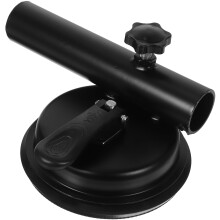 Supporto universale per asta portabandiera per auto, camion e case, colore nero