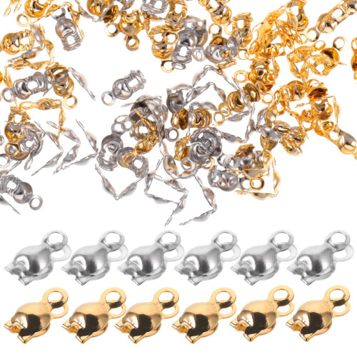 Αλυσίδα με άκρα Calotte Clamshell Crimp Connector Ball Chain Tips