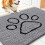 Tapete de porta em chenille 30x20 polegadas, absorvente e antiderrapante. 1