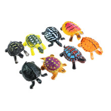 Zeedierenfiguren: Zeeschildpad PVC-model, 8 stuks