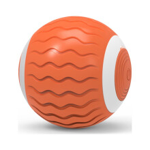 Minge de săritură cu roți pentru pisici, tip Gravity, portocalie, 4,7 cm