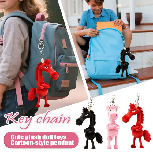 Cartoon pluche pop, zacht knuffeldier, 1 stuk