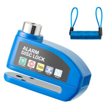 Alarm zámku kotoučové brzdy na kolo, modrý, 1 kus