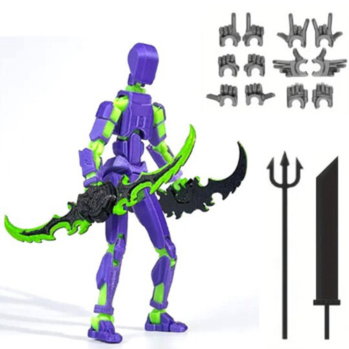 T13 Actiefiguur 3D-geprint verzamelobject 13 cm