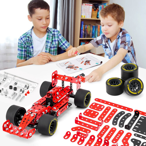STEM Building Car Set for Boys 8-12 Years Old