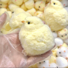 Měkká silikonová hračka Chick Taba, ultra měkká, 1 ks