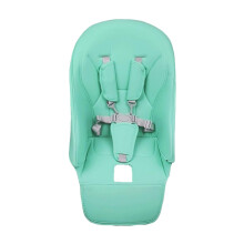 Funda de cuero sintético para trona, cojín de asiento acolchado