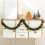 Guirlanda de Natal Verde Brilhante de 2m 1