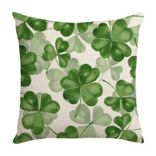 Funda de almohada de lino para el Día de San Patricio, 45 cm (17,7 pulgadas)
