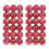 72 st julkulor, splittersäkra PVC, 3 cm 1