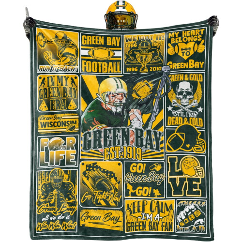 Fodboldtæppe til fans 50" x 40"