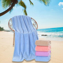 Ensemble serviette de bain et gant de toilette en polyester (1 serviette de bain)