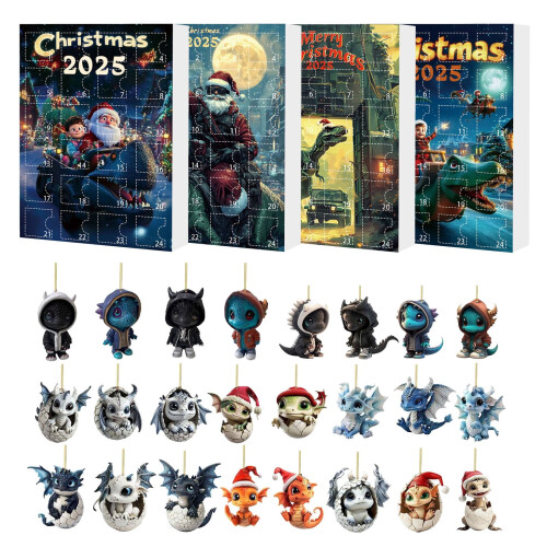 2025 Panda Acryl Adventskalender – 24-daagse aftelling