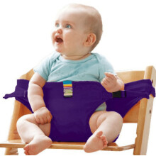 Hochstuhl-Sicherheitsgurt für Babys, tragbar, für Reisen, Familienessen, Restaurantbesuche, Einkäufe, Babygurt (lila)
