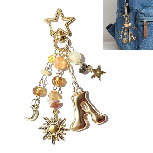 Chic Personalized Key Holder With Letter Choice And-Zstyle 2