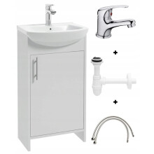 Bouchon clic-clac pour lavabo avec trop-plein, rond