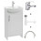 Bouchon clic-clac pour lavabo avec trop-plein, rond 1