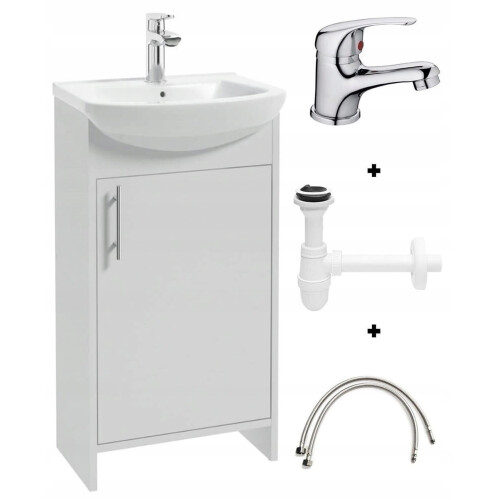 Bouchon clic-clac pour lavabo avec trop-plein, rond