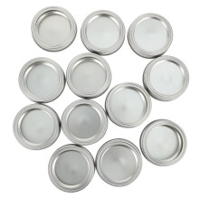 Anneaux et bandes pour bocaux de conserve 70 mm, lot de 12