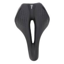 Ergonomischer PU-Schaumstoff-Fahrradsattel 26x15,5x8 cm Schwarz