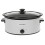 Slow Cooker Oval Manual 6 Quart White Stainless Steel 1