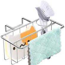 Schwammhaltergestell aus Edelstahl, 3-in-1