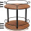 2-Tier Wooden Lazy Susan Rotating Organizer 1