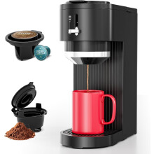 Cafetière à filtre 10 tasses avec carafe en verre