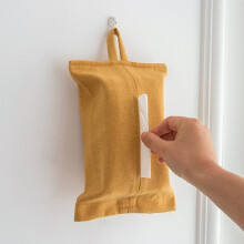 Boîte à mouchoirs en tissu, cordelette de suspension en polyester, 1 pièce