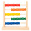 Miniature Abacus Beige 5 Rows for Teaching Place Value 1