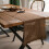 Farmhouse Dining Table Runner Brown Rustic Boho 13x70 inch 1